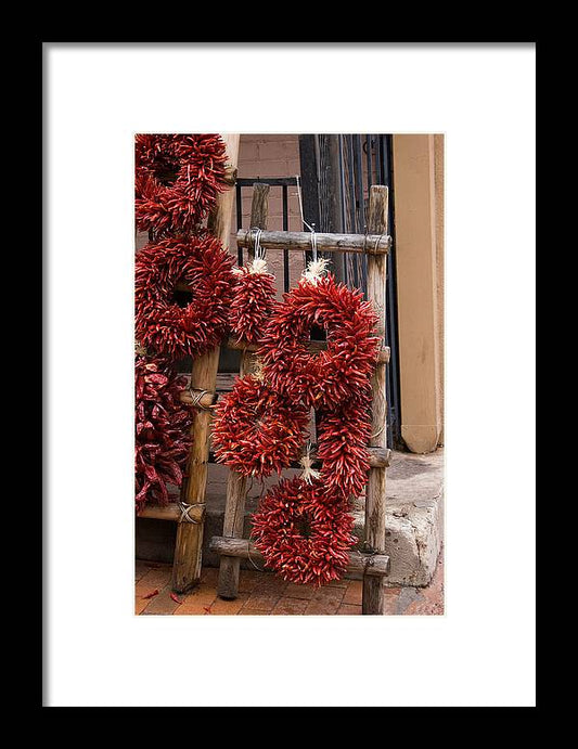 Chile Ristras - Framed Print